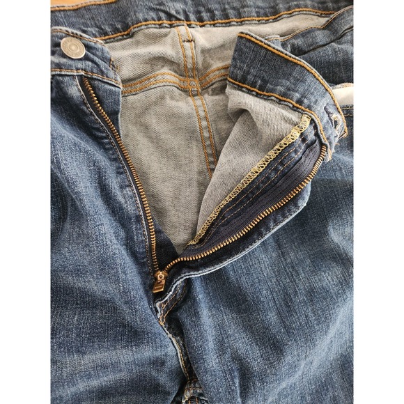 Levis 559 Jeans Mens 44x32 Blue Denim Pants Relaxed Straight Casual Adult - Picture 6 of 8